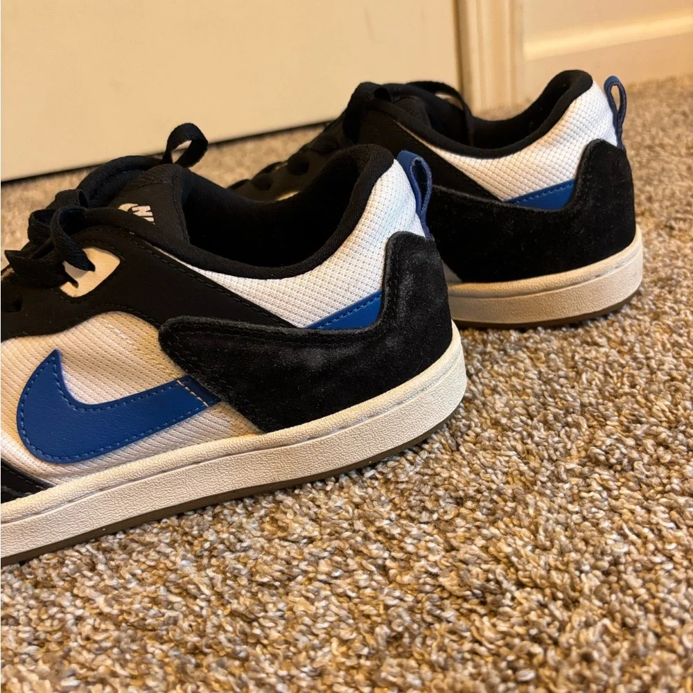 Nike SB Alleyoop White Team Royal Blue Black Mens Skate Sneakers size 11.5 - Picture 5 of 9